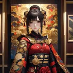 黄金の間を統べる紅蓮の姫