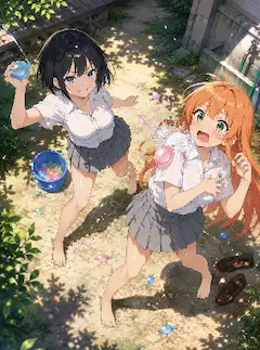 水風船遊び