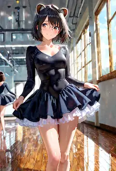 レオタードとパニエ！