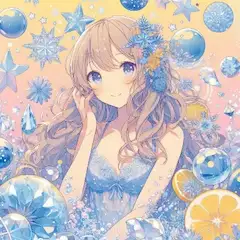 夏の果実と雪の花冠が織りなす夢
