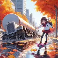 油まみれ
