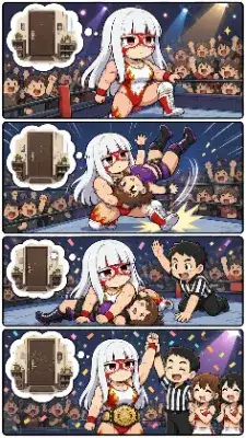 EWWF世界女子王座戦（架空のプロレス団体）