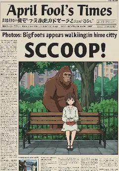 新聞記事　ビックフット現る