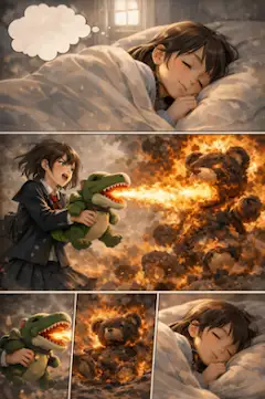 くまなくくま焼く夢