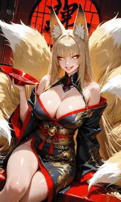 黄金眼の妖狐玉藻