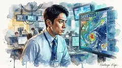 台風 ― 迫る嵐と向き合う人々