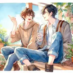 いい天気だし、出かけようぜ