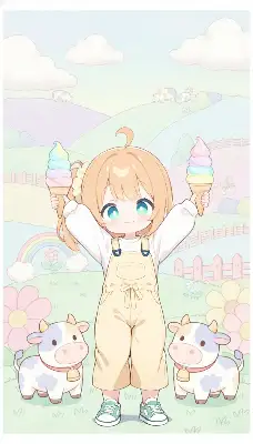 ゆめかわ世界の牧場