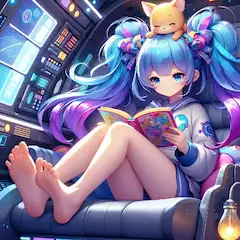 ミルは、宇宙船で旅行してるわ🎵