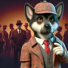 探偵の振りをした犬