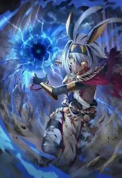 エネルギー弾をぶつけるカッコいいニトクリスオルタ！