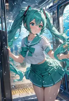 海人の電車通学