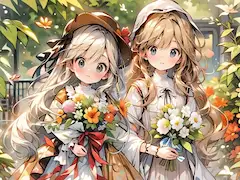 花売りの姉妹