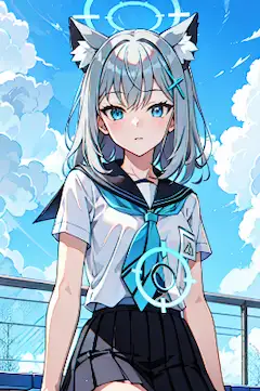 砂狼シロコ（セーラー服Ver）/ブルーアーカイブ