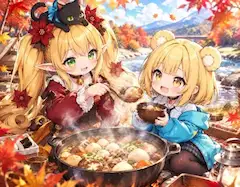 🧸「秋の味覚の芋煮会」の巻き🍠🍂🏝