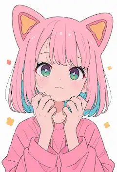 ピンク猫耳少女の甘い秘密
