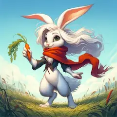 兎の擬人化