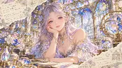 水晶の天文台で夢を紡ぐ少女