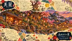 桜と妖が暮らす 山あかりの里