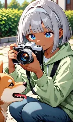 小さなカメラマン