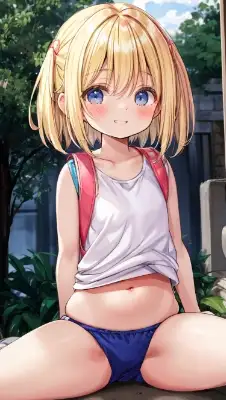 ブルマとおへそとおまけでランドセル♪