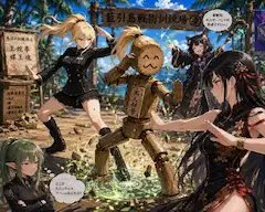 対戦闘訓練用アンドロイド（自称）木人48号（しじゅうはちごう）