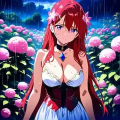 雨のガーデン
