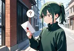 【封蝋スタンプ】飛んできた書状