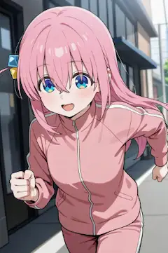 私、ギターは、得意だけど、走るのは、苦手かも💦