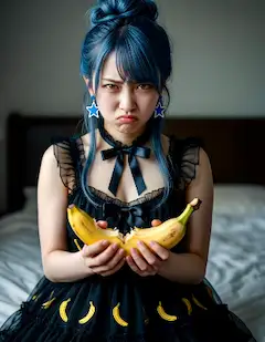 リンちゃん💙怒りのバナナ折