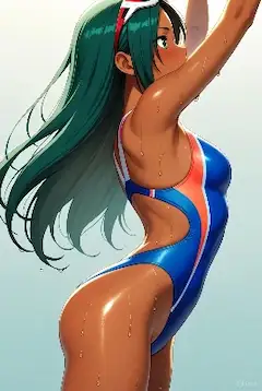 競泳水着イラスト実験記録５
