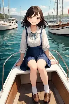 ボートでデート