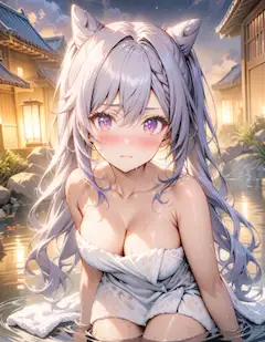 【原神】刻晴 温泉