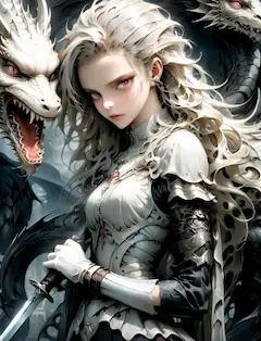 金髪の美少女ドラゴンナイト「今が敵に攻め込むチャンスだ！」