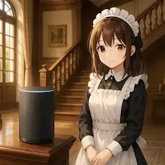 メイドのスマートな朝