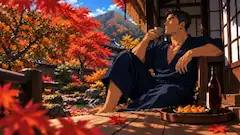 秋を肴に