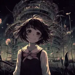 少女と塔