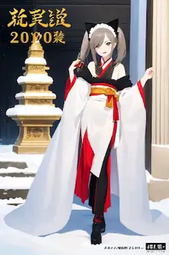 雪巫女の新年守護(姫っぽいのを)