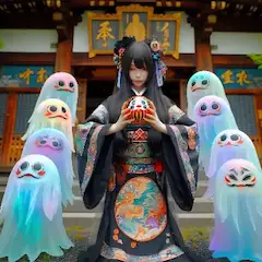 お前達も改心して、このダルマのようになるのよ🎵
