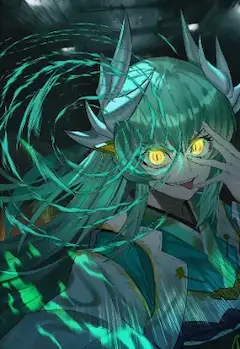 龍の鋭い瞳で舌を出す清姫ちゃん🐉