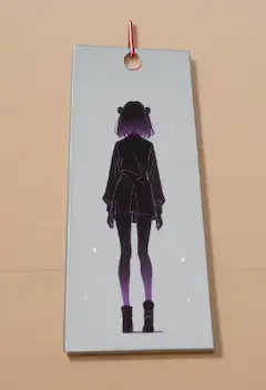 紫の少女、星空への一歩