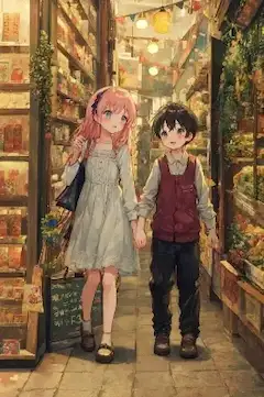 姉弟と買い物＃２