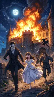 包帯の紳士と炎の逃亡劇