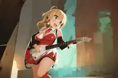 【AnimateDiff動画】ライヴパフォーマンス