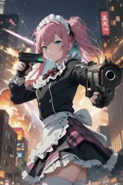 戦うメイド