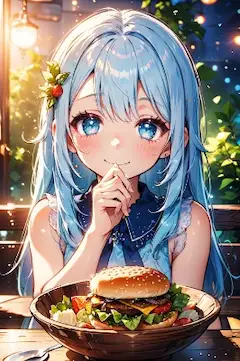 夜ご飯はハンバーガーにしよう！