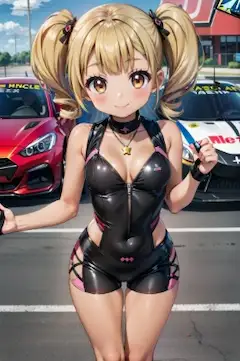 レーシングクイーンな小麦ちゃん。