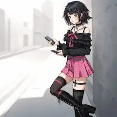 ブリンブリンな服を着てもらった