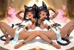 双子猫神の神殿秘儀