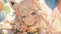 花風船に舞う猫耳少女の夢